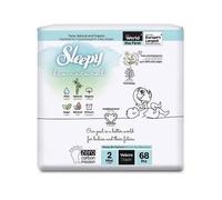 Couches Sleepy Bio Natural T2 68 Unités- bébé 4-8 Kg sans Parfum