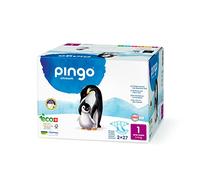 Couches Taille 1-2 Nouveau-né (2-5 kg) - 2 Paquets de 27 Pièces - Peaux Sensibles - Avec Testeur d'Humidité - Écologiques Hypoallergéniques - Blanc