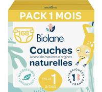 Couches Taille 1 (6 Paquets - 168 Couches) Multicolore 1