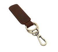 Couchette en cuir - Balise de clé personnalisée, boucle de clé vintage | Clip clé en cuir rustique, porte-clés solide artisanale, entrée de maison de fixation en boucle de ceinture, garage de voiture,