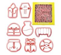 Couchettes Mignonnes - Moule De De Tampon De Dessins Dessinés Halloween Moules De Chocolat | Outils Créatifs De Cuisson D'Halloween, Timbres De Biscuits Pour Les Boulangers De Boulangerie À Do