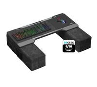 Couchmaster CYCON³ Black HORIZONLIGHT Bar - Bureau Gaming Ergonomique pour canapé et lit - Hub USB et lapdesk Gaming - Grand et Stable (pour PC, PS4/5, Xbox One/Série X, Ordinateurs Portables)