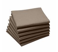 Coucke Lot de 6 Serviettes de Table en Coton, Made in France, CAMBRAI