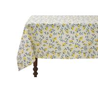 COUCKE Nappe imprimée en métis, Zeste de Citron, 160 x 240 cm