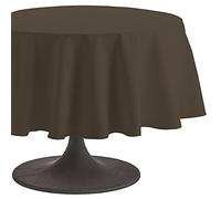Coucke Nappe Ronde Uni Truffe Coton 235 cm