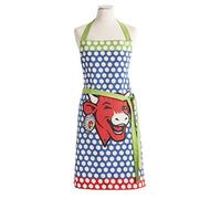 x Vache qui rit - Tablier Pop Bleu en Coton - 76 x 85 cm