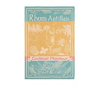 Torchon en Jacquard de Coton imprimé, 50x75cm, Rhum antillais, Coucke