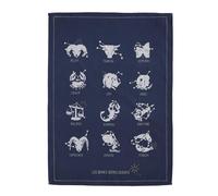 Coucke Torchon imprimé en Coton, Les Signes ASTROLOGIQUES, 50 x 75 cm