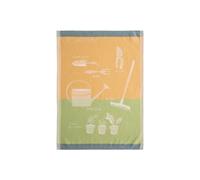 Torchon imprimé en jacquard de coton Le Jardin Multicolore