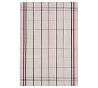 Torchon imprimé en Jacquard de Coton, Leon, Naturel,50 x 75 cm