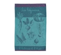 Coucke Torchon imprimé en Jacquard de Coton, Potager d'hiver, 50 x 75 cm