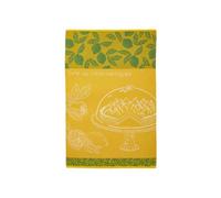 Coucke Torchon imprimé en Jacquard de Coton, Tarte au Citron, 50 x 75 cm