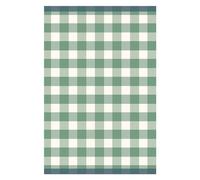 Torchon imprimé en métis, Made in France, EMILE, vert Vert