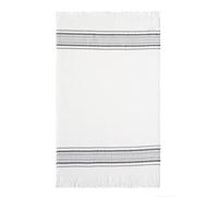 Coucke Torchon uni en Gaze de Coton, 50x75cm, Bise, Anthracite