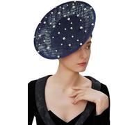 Coucoland Chapeau Bibi pour Cocktail, thé, fête, Bandeau Plat Kentucky Derby pour Mariage, Taille Unique