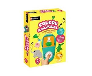 Coucou Animaux 20 comptines 3 Modes - eveil Musical et sonore - Jeu éducatif électronique - des 2 Ans - Set Musique Bebe, Enfant + Carte Offert