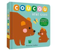 Coucou bébé ours - livre bébé animé à tirettes - dès 6 mois