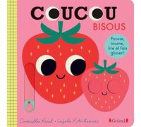 Coucou Bisous – Livre animé tout-carton avec volets et tirettes – Bébé dès 1 an – Grund