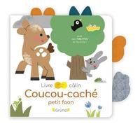 Sophie Bouxom – Coucou-caché petit faon – Livre-tirette avec de la feutrine à toucher – Cartonné