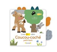 Sophie Bouxom – Coucou-caché petit faon – Livre-tirette avec de la feutrine à toucher – Cartonné