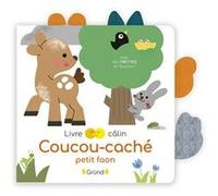 Sophie Bouxom – Coucou-caché petit faon – Livre-tirette avec de la feutrine à toucher – Cartonné