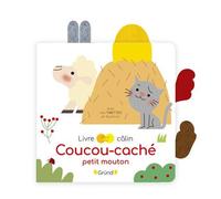 Sophie Bouxom – Coucou-caché petit mouton – Livre-tirette avec feutrine à toucher – Cartonné