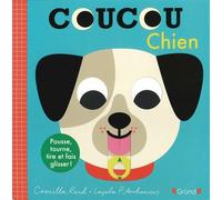 Coucou Chien – Livre animé tout-carton avec volets et tirettes – Bébé dès 1 an