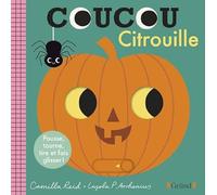 Coucou Citrouille - Livre animé tout-carton avec des volets et tirettes - Bébé dès 1 an