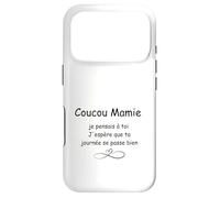 Coucou Mamie Un Message pour Grand-mère Coque pour iPhone 17 Pro
