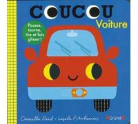 Coucou, Voiture ! - Livre animé tout-carton avec des volets et tirettes - Bébé dès 1 an