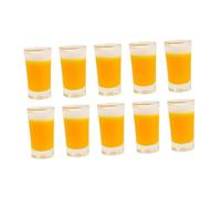 CoudarTitie 10 Mini Chopes à Bière pour Maisons de Poupées, Répliques Réalistes En Résine, Idéales pour Décorer La Salle à Manger D'une Maison de Poupée.