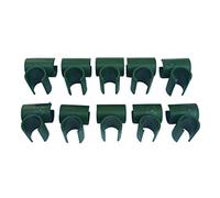 CoudarTitie 10 Pièces Connecteurs de Tuteurs de Jardin pour Monter Piquets à Fleurs et Joindre Supports de Filets D'Ombrage en Plastique Adaptés Aux Serre, 8mm