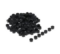 CoudarTitie 100 Pièces Pastilles Incrustation Guitare Marqueur Points Repères Frettes Acrylique Accessoires Instrument Adaptées pour Montage Réparation Décoration, Noir 4 x 2.5mm