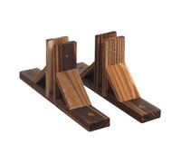 CoudarTitie 2 Pièces Base de Clôture Pied de Support Support de Piquet Base de Palissade Support pour en Bois Stable pour Renforcement Approprié pour P, S