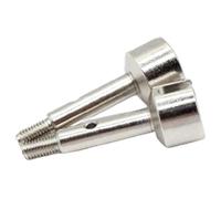 CoudarTitie 2 Pièces de Coupelles D'essieu Arrière RC, Adaptateurs D'axe de Roue En Métal, Coupelles de Moyeu D'essieu RC, Remplacement pour Véhicule