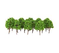 CoudarTitie 20 Arbres Miniatures pour Réseau Ferroviaire Miniature à L'échelle N, Décor de Jeu de Guerre Ou Diorama.
