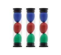 CoudarTitie 3 Pièces Tube Shaker Billes Sensoriel, Shaker Musical Cylindrique, son, Instrument, pr École Maternelle, Enfants, Débutants