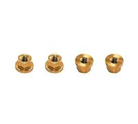 CoudarTitie 4 écrous de Roue à Bride M2 pour Crawler RC 1/30, Pièces Détachées, Accessoires, Visserie En Alliage D'aluminium pour SCX30, or
