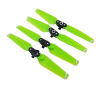 CoudarTitie 4 Pièces Spark Hélice Repliable Plastique Léger Installation Rapide pour Drone Télécommandé Pièces de Rechange Vol Silencieux Facile à, Vert