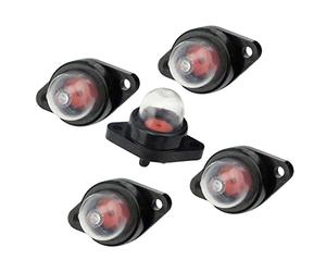 CoudarTitie 5 Pièces de Poire d'Amorçage Pompe Carburateur Essence Accessoire en Plastique Compatibles pour Remplacement de Pièces Moteur Usage Jardin Atelier, (3.5X3X2) CM