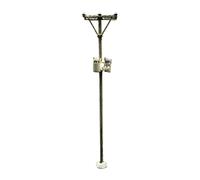 CoudarTitie Accessoires Miniatures pour Modélisme Ferroviaire, Mini Poteau Utilitaire, Rails de Tramway, Pièces de Diorama, Matériau PP pour Routes et Modélisme F, Pas de Boîte Ni de Fils