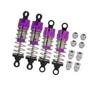 CoudarTitie Amortisseurs RC Kit Amortisseur à Huile Métal Ensemble Pièces Voiture RC Suspension avant Arrière Combo Système Étanche Perfectionné Adapté Aux Amateu, Violet