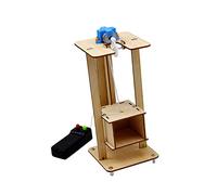 CoudarTitie Ascenseur en Bois, Jouet D'éveil Technologique, Modèle à Monter Soi-même