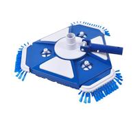 CoudarTitie Aspirateur de Piscine Brosse Tête Triangulaire Rotation 360 Nettoyage Débris Fond et Parois en Polypropylène Adapté à l'Entretien de