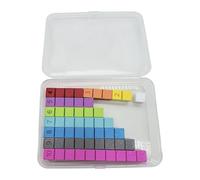 CoudarTitie Barres Numériques : Outils Pédagogiques de Mathématiques, Matériel D'apprentissage Précoce Des Mathématiques, Barres Numériques pour Garçons, 10 pièces