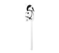 CoudarTitie Bâton Gonflable en Forme de, Bâton D'équitation, Tête Blanche