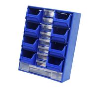CoudarTitie Boîte Matériel Coffret Tiroirs Rangement Petite Vis Écrous En Polypropylène Compact Adaptée Espace de Travail Atelier Couture Bricolage, Bleu