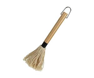 CoudarTitie Brosse de Cuisine Barbecue Mop Gril Brosse Accessoire Coton Manche Long Réutilisable Facile à Utiliser Parfaite pour Barbecue Steak Événements Plein A, Petit
