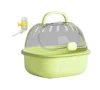 CoudarTitie Cage de Transport Portable pour Hamster, Idéale pour Les et Les Petits Animaux. Elle Est Fournie avec Un et Une Fenêtre Transparente, Vert