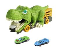 CoudarTitie Camion de Transport de Véhicules Dinosaures avec Mini-voitures, Coffret de Jeu pour Fête D'anniversaire D'enfants, 2 Petites Voitures